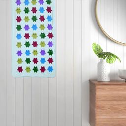 Myntra Elegant Homes Blue & Green 1 Printed Cotton 420 GSM Bath Towel-image-69
