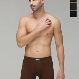 AMUL COMFY Pack Of 4 Cotton Long Trunks AC-FCTRIE-CB-OG-LB-BK-XS-4PC-picture-39