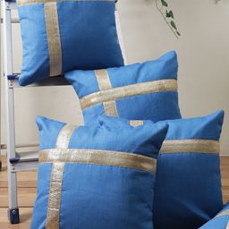 Myntra Elegant Homes Set of 5 Polyester Square Cushion Covers-picture-21