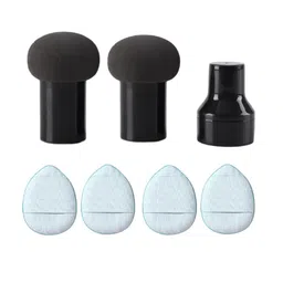 Facejewel 2 Mushroom Puff & 4 Makeup Finger Sponge-image-33