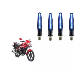 Cartronics Pencil Type Blue LED Indicator for Honda Dream Yuga (Pack of 4 Pcs)-17
