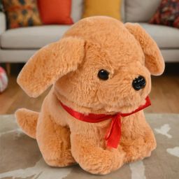 Besties Puppy Dog Soft Toy Brown - Height 22 cm-21