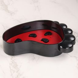 fab n funky Soap Case Footprint Shape- Red image 2