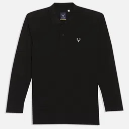 Allen Solly Junior Boys Solid Polo Collar Cotton T-shirt-picture-43