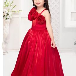 A S POPULAR DRESS Girls Silk Dresses-image-78