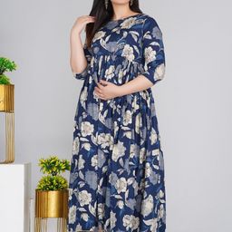 Pristyle Women Maternity Anarkali Kurta-image-92