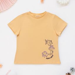 Purple United Kids Girls Applique T-shirt-image-32