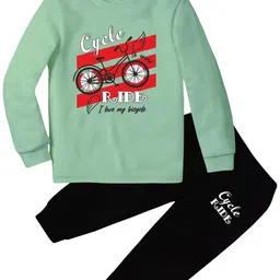 TRIANGLETEES Unisex Kids Printed T-shirt with Trousers-picture-43