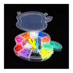 ji & ja Ji and Ja Mini Pack 600Pcs 11 Colors Refill Rubber Bands Clips Diy Loom Bracelet Kit (Random Shape), Multi-coloured image 5