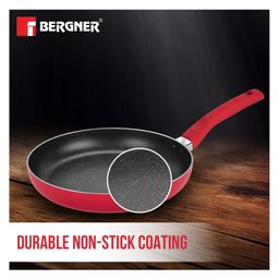 Bergner Ribera Non-Stick Set of 4 Cookware Set - Induction Bottom - Red image 5