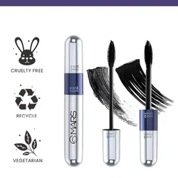MARS Set Of 2 Double Trouble & Volumising Mascara - 15ml + 12ml image 2