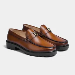 LUXORO FORMELLO Men Textured Slip On Formal Loafer Shoes-picture-28