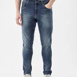 Snitch Men Blue Mid-Rise Skinny Fit Jeans-picture-49