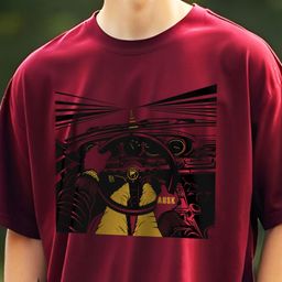 THE BEETEL HOUSE Men Graphic Printed Cotton Oversized T-shirt-picture-0