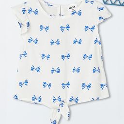 max Girls Conversational Print Round Neck Top-picture-27
