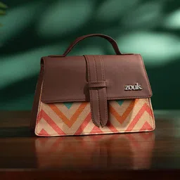 ZOUK Kriti Sanon - WavBeach Iconic Evening Structured Satchel-2
