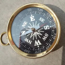Antique Brass Direction Finder Pocket Compass Compass-picture-32