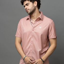 GO DEVIL Men Solid Spread Collar Casual Shirt-image-38