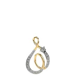 VALANOVA 18K Gold Pendant 1.08gms with Certified Lab Grown Diamond 0.21cts-image-30