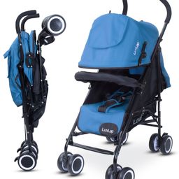 LuvLap City Baby Stroller Buggy - Blue-image-83