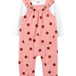 Carter's 2-Piece Tee & Dungaree Set - Pink-image-63
