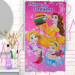 Athom Trendz Disney Princess Bath Towel - Pink-image-84