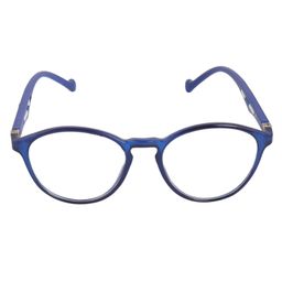 Optify Blue Light Blocking Zero Power Glasses Round Shape- Blue-13