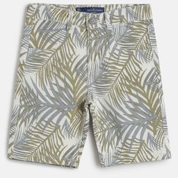 Tales & Stories Tropical Print Shorts - Green-image-91