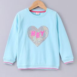 Babyhug Full Sleeves Sweatshirt - Blue-image-55
