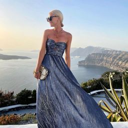 StyleCast x Revolte Fit & Flare Maxi Dress-image-81