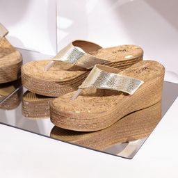 Inc 5 Women Embellished Party Wedge Mules-57
