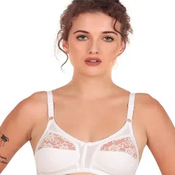 VONZO Floral Full Coverage Cotton Minimizer Bra-picture-23