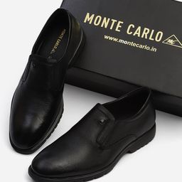 Monte Carlo Men Slip-On Round Toe Leather Loafers-picture-47
