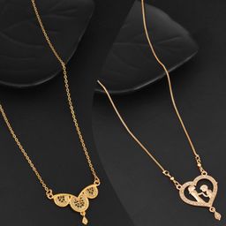 Boghra Sales Set Of 2 Gold-Plated Alloy Cubic Zirconia Chain-10