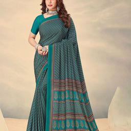 Reboot Fashions Ethnic Motifs Printed Pure Crepe Saree-image-49
