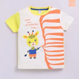 LITTLE NINJA Boys 2 Printed Applique T-shirt-image-69