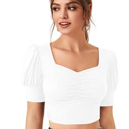 EZSTALL Women Solid Crop Top-image-32