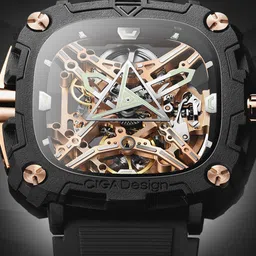 CIGA Design Men Dial & Straps Analogue Automatic Motion Powered Watch X051-BR01-W5B image 5