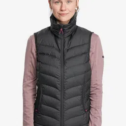 FORCLAZ By Decathlon Women Black Warm Down Vest Jacket-27