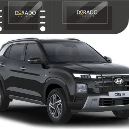 DORADO SHIELD Impossible Screen Guard for Hyundai Creta Infotainment system Protection film - 8" inch + 10.25" inch-28