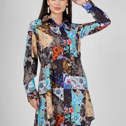 Sukshat Printed Shirt Mini Dress-picture-7
