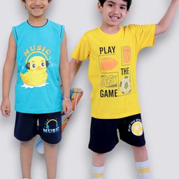 CHANDRIKA Kids-Boys Multi Clothing Set-image-86