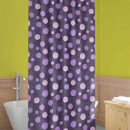ArtzFolio Purple & Pink Printed Waterproof Shower Curtain-image-78
