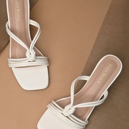 LOUIS STITCH Women Cross Knot Stilleto Heel Mule Sandals-picture-38
