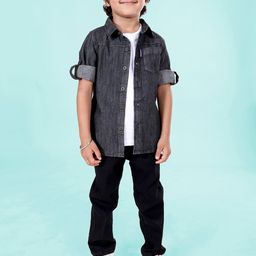 KiddoPanti Boys T-shirt With Trousers & Jacket-image-39