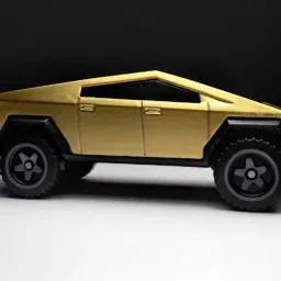 Tesla Cyber Truck toy|Pullback feature|Diecast metal|Openable doors-image-17