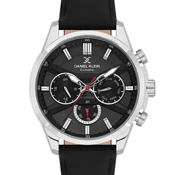 Daniel Klein Exclusive Men Patterned Dial & Leather Straps Analogue Watch DKX.1.13794-1-image-82