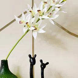 Blooming Floret White 1 Pieces Orchid Artificial Flower-46