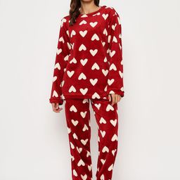Camey Women Conversational Printed Full Sleeve Round Neck Night suit-7