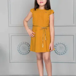 Lagorii Crepe Fit & Flare Dress-34